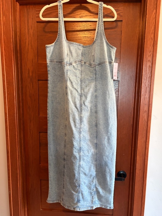wild fable Dresses & Skirts - wild fable Light Blue Denim Tank Midi Dress